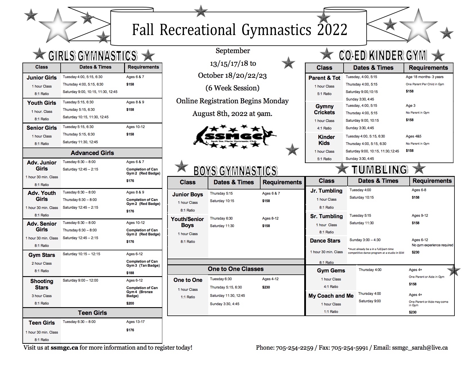 SSMGCFallRecFlyer2022 SSMGC